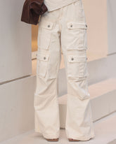 CALÇA JEANS CARGO UTILITY AVEIA 9752 ALCANCE