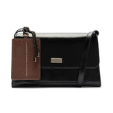 BOLSA TIRACOLO MÉDIA LISA PRETA C 50012 1970 0001 ANACAPRI