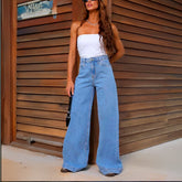 CALÇA JEANS PANTALONA BARRA NORMAL FEM00323 REVANCHE