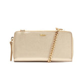 CARTEIRA CLUTCH DOURADA C 40007 0012 0007 ANACAPRI