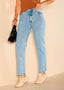 Calça Feminina REVANCHE ref. JEANS MOM - VintedoisK