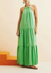 VESTIDO LONGO MARIA DEC PROFUNDO 102995 CACAY