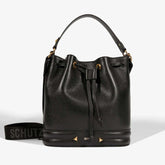 BOLSA BUCKET MEDIA PRETA S 50010 0835 0001 SCHUTZ