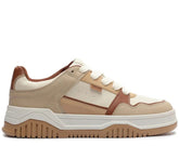 TÊNIS SOFI BRANCO E MARROM CANELA C 30725 0002 0005 ANACAPRI