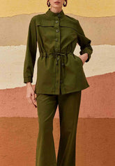 JAQUETA PARKA BOTÕES LISA 104222 CACAY