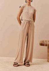 CALÇA RETA LISA 104098 CACAY