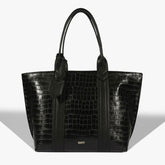 BOLSA SHOPPING NAY CROCO PRETA S 50015 0839 0001 SCHUTZ