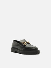 MOCASSIM PRETO COURO TRATORADO BRIDÃO A 12743 0009 0004 AREZZO