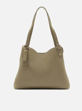 BOLSA HOBO BEGE GRANDE BAG CHARM TAG A 50021 0963 0002 AREZZO