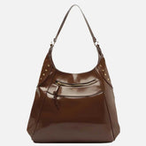 BOLSA HOBO MARROM GRANDE REBITES LATERAIS A 50014 0704 0003 AREZZO