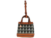 BOLSA PEQUENA CHAVEIRO TRIANGLE PRETA S 46018 0105 0001 SCHUTZ