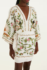 VESTIDO CURTO FLORESTA DOCE 341578 FARM RIO