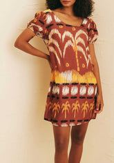 VESTIDO CURTO DECOTE ASSIMETRICO 102943 CACAY