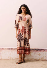 VESTIDO MAXI MIDI DETALHE TUNEL 105803 CACAY