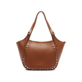 BOLSA MARROM SHOPPING TACHAS A 50023 0804 0002 AREZZO