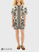 VESTIDO T-SHIRT MG FOFA FLORAL 341747 FARM RIO