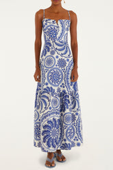 VESTIDO LONGO DELICADEZA BANANA 345552 FARM RIO