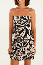 VESTIDO CURTO FLORAL 345400 FARM RIO