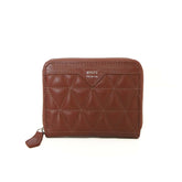 CARTEIRA MEDIA COURO MATELASSE MARROM ESCURO S 46058 0160 0052 SCHUTZ