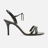 SANDÁLIA PRETA SALTO FINO TIRAS A 02695 0636 0006 AREZZO