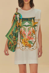 VESTIDO CURTO OMB RIQUEZA TROP 338061 FARM RIO