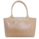 BOLSA GRANDE TOTE CROCO BEGE S 50010 0821 0002 SCHUTZ