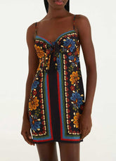 VESTIDO CURTO LENÇO LATINA 343123 FARM RIO