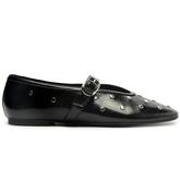 SAPATILHA TIRA ÚNICA TACHAS PRETA C 30577 0047 0001 ANACAPRI