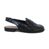 SAPATILHA SLINGBACK PRETA TACHAS C 30449 0034 0001 ANACAPRI