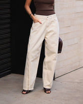 CALÇA JEANS BALLOON ZIP 9839144 ALCANCE