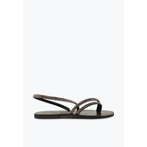 Sandália Julia Tiras Pedraria Preta S 04237 0486 0005 Schutz