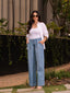 Calça Feminina Skenn ref. JEANS WIDE - VintedoisK