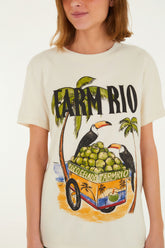 BLUSA T-SHIRT FIT COCO GELADO 349178 FARM RIO