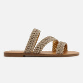 RASTEIRA DOURADA BICO REDONDO TIRAS TRANÇA A 13642 0041 0002 AREZZO