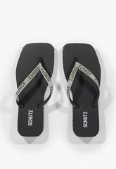 CHINELO BRILHO PRETO S 22295 0010 0001 SCHUTZ