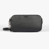 BOLSA TIRACOLO PEQUENA NICKY COURO PRETA S 50015 0865 0001 SCHUTZ