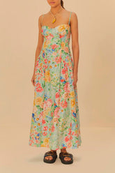 VESTIDO CANTEIRO DE PASSARINHOS 337845 FARM RIO