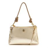 BOLSA TIRACOLO PEQUENA ALÇA STRASS DOURADA C 50016 0559 0006 ANACAPRI