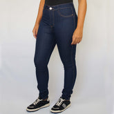 Calça Jeans Escura Skinny Bk34076 3 1D9 Bokker
