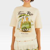 BLUSA T-SHIRT MEDIA CARRINHO DE COCO 358757 FARM RIO