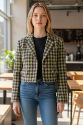 BLAZER ALFAIATARIA TWEED ESTAMP 363802 SKENN