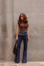 Calça Feminina ALCANCE ref. JEANS FLARE - VintedoisK