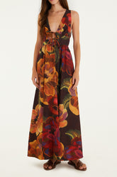 VESTIDO LONGO CHITA BACANA 343378 FARM RIO