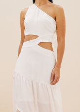 VESTIDO LONGO UM OMBRO SO TRANSPASSE 103328 CACAY