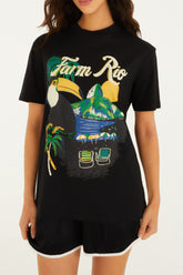 BLUSA T-SHIRT MEDIA TUCANO PRAIA 352974 FARM RIO