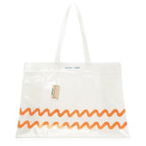 BOLSA SHOPPING GRANDE TRANSLÚCIDA SUNDOWN BRANCA C 50004 0005 0003 ANACAPRI