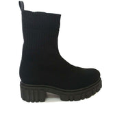 Bota Raissa Knit Tratorada Preto 423.001Sb Specchio