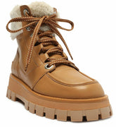 Bota Tratorada Salto Baixo Pelos Marrom S 21452 0004 0001 Schutz