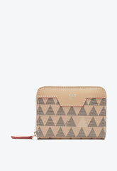 Carteira Pequena Triangle Bege S 46058 0010 0003 Schutz