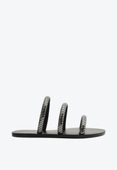 Sandália Rasteira Tiras Preta S 21350 0032 0002 Schutz